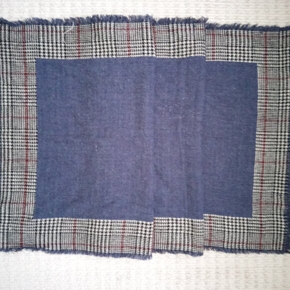 Navy Blue Scarf - Picture 2 of 2